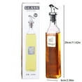 Cooking Seasoning Oil Glass Storage Bottles For Oil And Vinegar