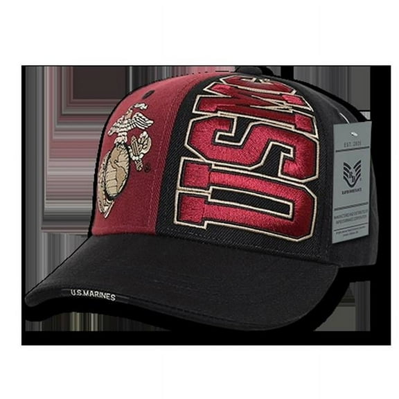 Stack UpMillitary Caps, Marines,Black2