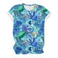 thumbnail image 4 of Summer Tops for Women 2025 Vacation Trendy Plus Size Blouses for Women Dressy Big Tshirts to Wear With Leggings, 4 of 5