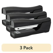 (3 pack) Bostitch Eco-Friendly 4-in-1 Manual Standup Stapler, Built-in Remover, Pencil Sharpener and Staple Storage.