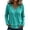 Turquoise, variant on Linen Shirts for Women Fall Raw Hem V Neck Gauze Shirts Trendy Long Sleeve Tops Vacation Frayed Fall Tops Red XL
