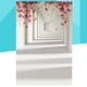 thumbnail image 2 of Fondo de estudio fotográfico 3D con flores, tela para fotografía, accesorios de pared, 100 x 150 cm, 2 of 5
