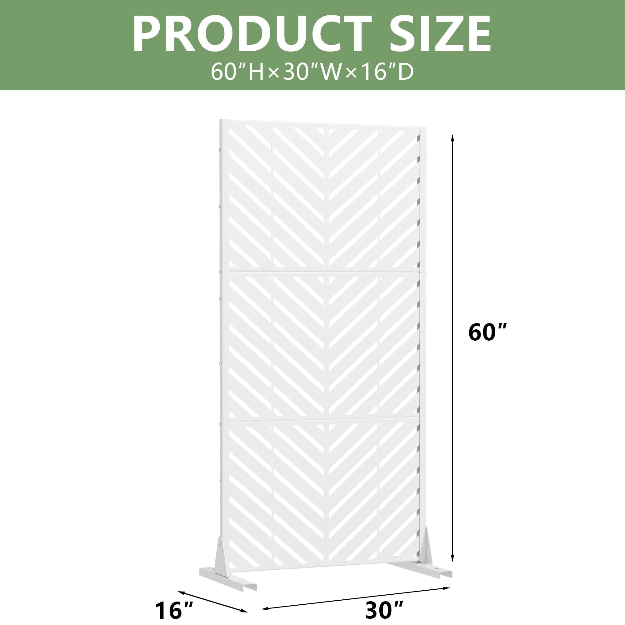 Privacy Metal Screen Fence Panel