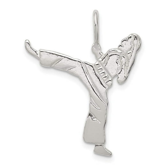 Sterling Silver Karate Charm QC2793