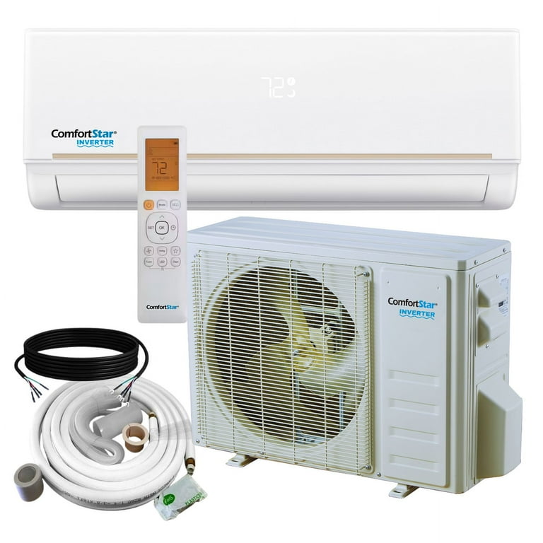 Comfort Star 18K BTU 21 SEER Ductless Mini-Split Inverter+ AC Cold