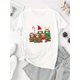 thumbnail image 3 of Creative Sloth Pattern Printed Women'S Trendy Round Neck Short Sleeve, Simple Casual Sports T-Shirt, Comfortable Summer Top for Holidays., 3 of 8