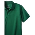 thumbnail image 2 of Wonder Nation Boys School Uniform Short Sleeve Performance Polo Shirt, 2-Pack Value Bundle, Sizes 4-18 & Husky, 2 of 5