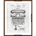 thumbnail image 5 of Art.com Typewriter Art Print by Patent, Brown Frame Wall Art, 23" x 29", 5 of 5