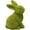 Medium sitting, variant on Easter Bunny Decor, Moss Bunny Figurine Flocked Rabbit Decor for Garden Home Office Party Desk Table Top
