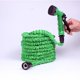 thumbnail image 5 of Manguera de jardín flexible con ducha de mano Adaptador de 30 M Manguera de agua verde de 1/2 pulgada y 3/4 pulgada Manguera flexible, estirable, a prueba de torceduras, 5 of 5