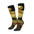 thumbnail image 3 of Cauagu Yellow White-Lipped Pit Viper Print Women's Men's Ankle Socks 1-pack Casual Athletic Socks for Unisex Adult Moisture-Wicking Socks for Daily Wear/Running/Sport, 3 of 8