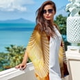 thumbnail image 6 of Shell Elegant Chiffon Yarn Hair Scarf | Breathable Silk Scarf for Women | Translucent Headscarf Wrap for Hair Styling - 180*73, 6 of 6