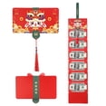 thumbnail image 4 of Vaidha 2024 New Year Fold Red Envelope Personalized Red Envelope Chinese New Year Blessing Red Envelope, 4 of 5