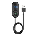 thumbnail image 3 of Receptor 5.0 Compatible Con Dientes Coche Adaptador USB AUX para Altavoz Manos Libres Color Azul, 3 of 9