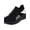 Black, variant on Women's Knit Mesh Platform Walking Shoes,Lace Up Breathable Lightweight Non Slip Casual Athletic Sneakers