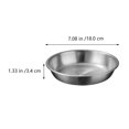 thumbnail image 2 of 1pc Thickened Soup Basin Practical Stainless Steel Soup Bowl for Home (Silver), 2 of 9