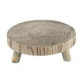 thumbnail image 1 of Soporte para plantas, taburete para plantas, redondo, para jardín, soporte para macetas, soporte para macetas para Color madera M, 1 of 9