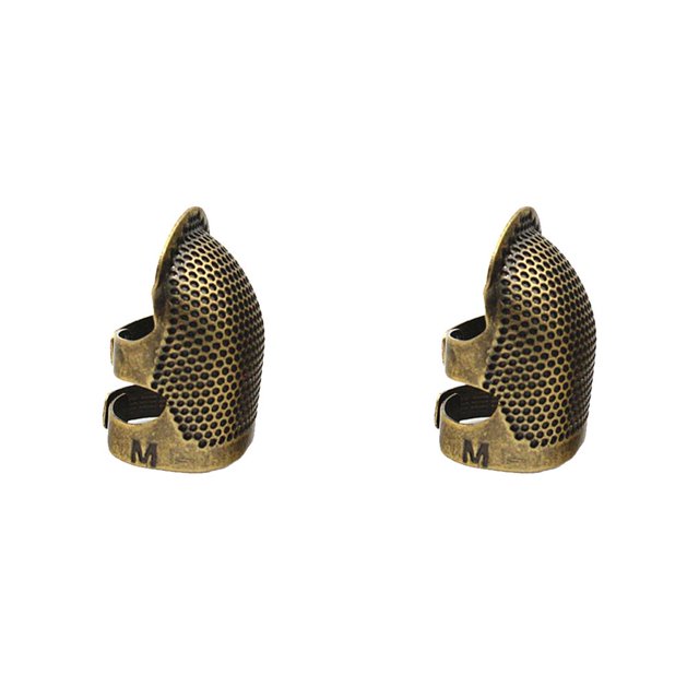 Matsuzay Anillos de tejer protección de dedos dedal lazo de costura especialmente diseñado accesorios de para el hogar herramientas de ganchillo Tipo M 2piezas Matsuzay CBP375976
