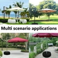 thumbnail image 5 of Gealach Black Umbrella Base Weight, Side Slot Opening, Fits Any Outdoor Patio Umbrella Stand, Easy to Fill & Set Up, 5 of 5