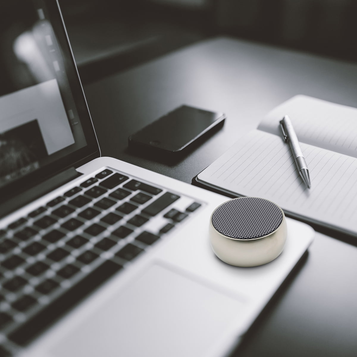 techcomm mini mesh wireless portable bluetooth hifi speaker