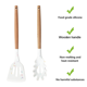 thumbnail image 3 of Juego de utensilios de cocina para cocinar con mango de madera para utensilios de cocina antiadherentes - Utensilios de cocina de madera, 3 of 5