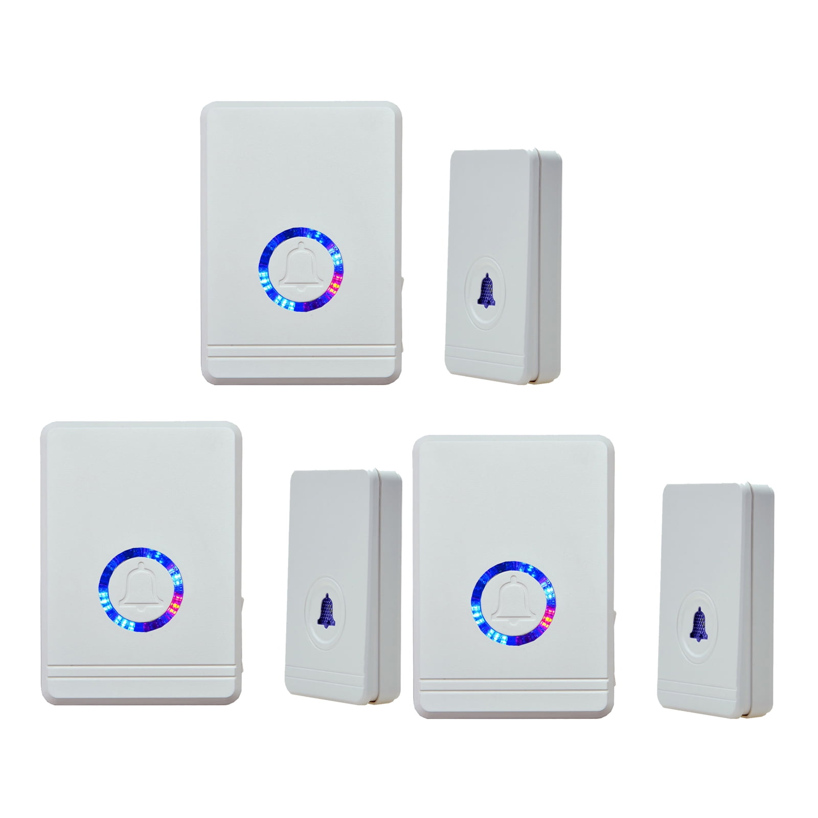 GREENCYCLE 3 Set Wireless Doorbell Door Open Chime, 1312ft Long Range