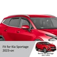 thumbnail image 6 of Voron Glass in-Channel Extra Durable Rain Guards for Kia Sportage 2023-2025, Window Deflectors, Vent Window Visors, 4 Pieces - 200671, 6 of 8