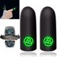 thumbnail image 4 of 2 Uds Cubierta Dedo Antideslizante Luminoso Controlador Juego Guantes Pulgar para PUBG Mobile, 4 of 8