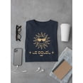 thumbnail image 3 of Le Soleil Radiance - Vintage Sun Emoji Graphic Men's T-shirt, 3 of 4