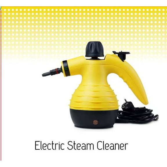 Handheld Steam Cleaner with 10pcs Accessories & Safety Lock, Multi-Purpose & Powerful Home Use Steamer for Cleaning, Car, Bathroom, Shower, Upholstery, Grout, Window, Grease