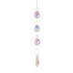 thumbnail image 3 of Wind Chime Crystal Light Catcher Ball Ornaments Round Frame Pendant (3) Hugtrwg Libre de BPA, 3 of 4