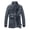 Blue, variant on Wyobmus Mens Vintage Leather Jacket Solid Color Full Zip Windproof Motorcycle Jacket Long Sleeve Hoodless Outwear Coat Coffee