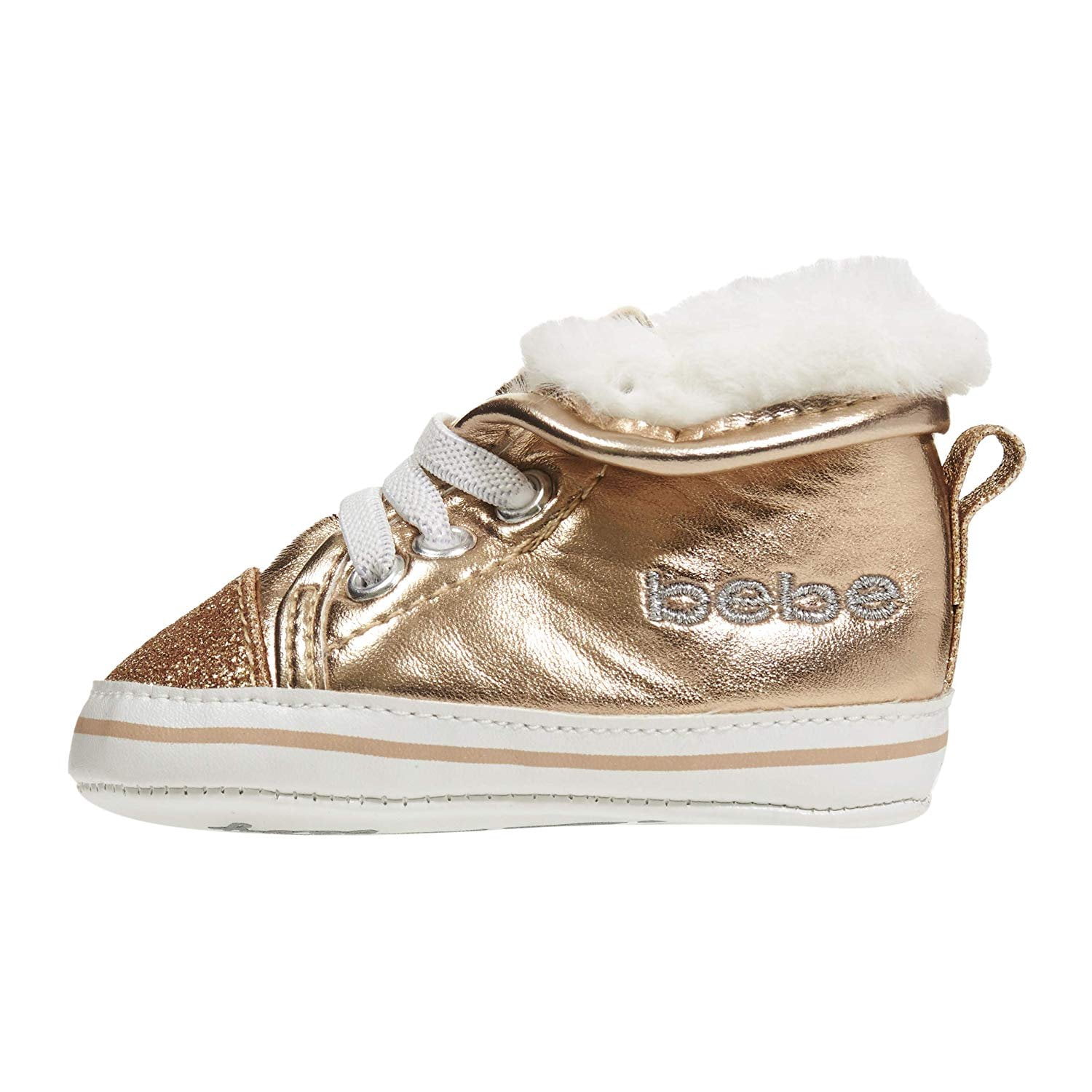 bebe Infant Girls Sneakers Size 4 with 