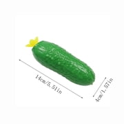 Sensory Squeeze, Sensory Toys for Student with Autism, Relaxation Relief Items for Student, Relaxation Toys Adults, 6X1.5 Inch Green Pickle Squeeze Toys for Calm Focused Activity
