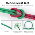 thumbnail image 5 of Arborist Rigging Rope Bull Rope, 1/2 Inch Outdoor 48 Strands Polyester Static Climbing Rope for Rappelling Tree Work Swing Rescue Safety Escape Hiking Camping Mountaineering Caving, 5 of 6