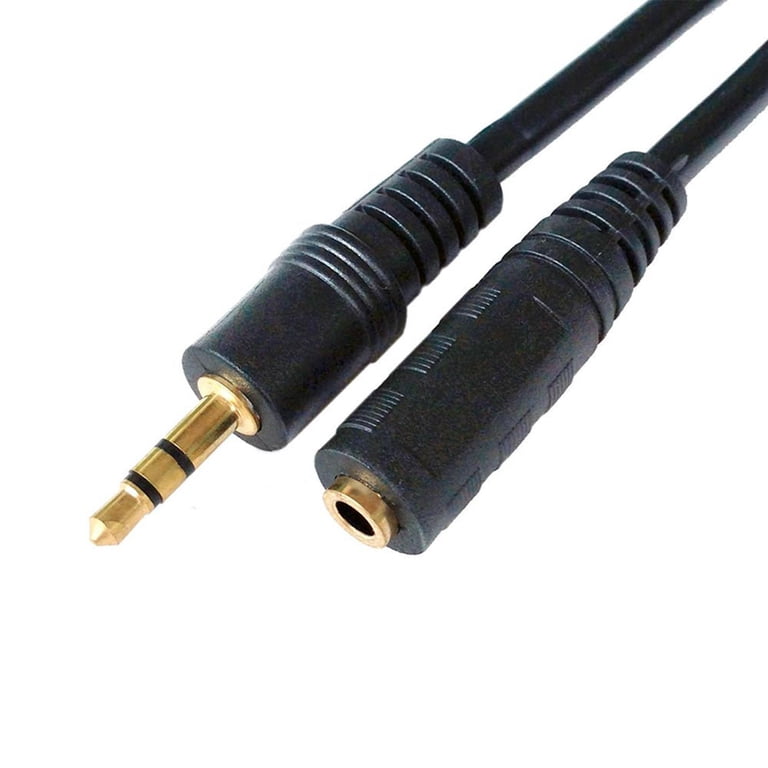 Cable De Extensión AUX 3.5mm - 2 Metros, Conecta Auriculares O Altavoz, Marca Seronik