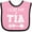 Pink and Black, variant on Inktastic I Love My Tia with Arrow Boys or Girls Baby Bib