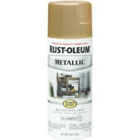 2-Pack Value - Rust-oleum stops rust vintage metallic spray paint, warm gold