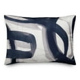 thumbnail image 2 of Creative Products Blue Abstract Brushstrokes 14x20 Indoor / Outdoor Pillow, 2 of 3