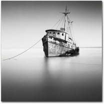 Trademark Fine Art "Barco Hundido" Canvas Art by Moises Levy
