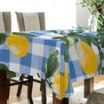 thumbnail image 5 of Yayeee Tablecloths 54" x 54" Rectangle Wrinkle Resistant Party Table Cover, Light Blue Plaid, 5 of 8