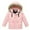 Pink, variant on KYAIGUO 3-12Y Boys Girls Winter Coats Warm Parka Cotton Jacket with Removable Hood Waterproof Ski Jacket Outerwear for Kids Baby Toddler