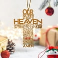 thumbnail image 6 of PEIBang Christmas Cross Ornament,Christmas Tree Hanging Decorations,Acrylic Pendant for Xmas Tree,Home,Wall,Window,Office Decor, 6 of 7