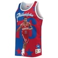 thumbnail image 2 of Men's Mitchell & Ness Allen Iverson Royal/Red Philadelphia 76ers Sublimated Player Tank Top, 2 of 3