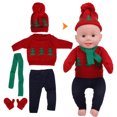 thumbnail image 3 of Ropa para Muñecas de Niña de 18 Pulgadas Suéter Navideño Pantalones Sombreros Accesorios para Muñecas Materiales Elásticos Duraderos y Seguros Regalos Ideales de ANGGREK  Otros, 3 of 8