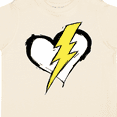 thumbnail image 4 of Inktastic Lightning Bolt Heart Boys or Girls Toddler T-Shirt, 4 of 5