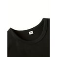 thumbnail image 3 of hand drum stick rock boy print, fashionable and comfortable, casual round neck short sleeved top, boys' clothing., 3 of 6