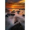 thumbnail image 2 of Jaynes Gallery 13x18 Black Ornate Wood Framed with Double Matting Museum Art Print Titled - USA-New Jersey-Cape May National Seashore Sunrise on ocean shore, 2 of 4