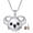 koala, variant on Pig Locket Necklace 925 Sterling Silver Women's Lockets Picture Necklace Memorial Photo Jewelry as Birthday Gifts for Sisters Women