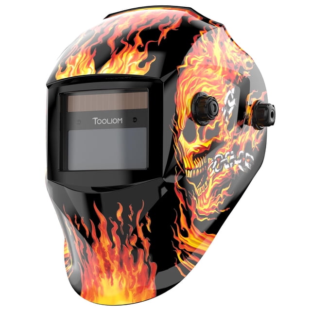 Casco de soldadura TOOLIOM TL-EF9242A con oscurecimiento automático, pantalla 9-13